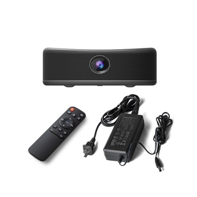 Металлический родной умный портативный репроектор 4k с чернотой штепсельной вилки USB